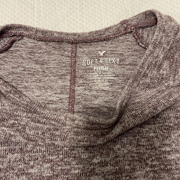 American Eagle Soft and Sexy Plush long sleeve top women’s size small - Picture 4 of 7
